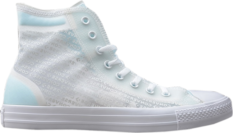 حذاء رياضي Converse Chuck Taylor All Star High Translucent باللون الأبيض