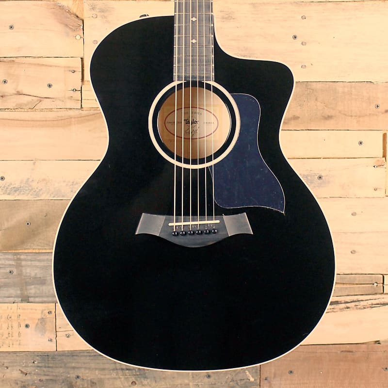 Electric-acoustic guitar Taylor 214ce Deluxe Grand Auditorium (2022 black) 214ce Deluxe Grand Auditorium Acoustic-Electric Guitar