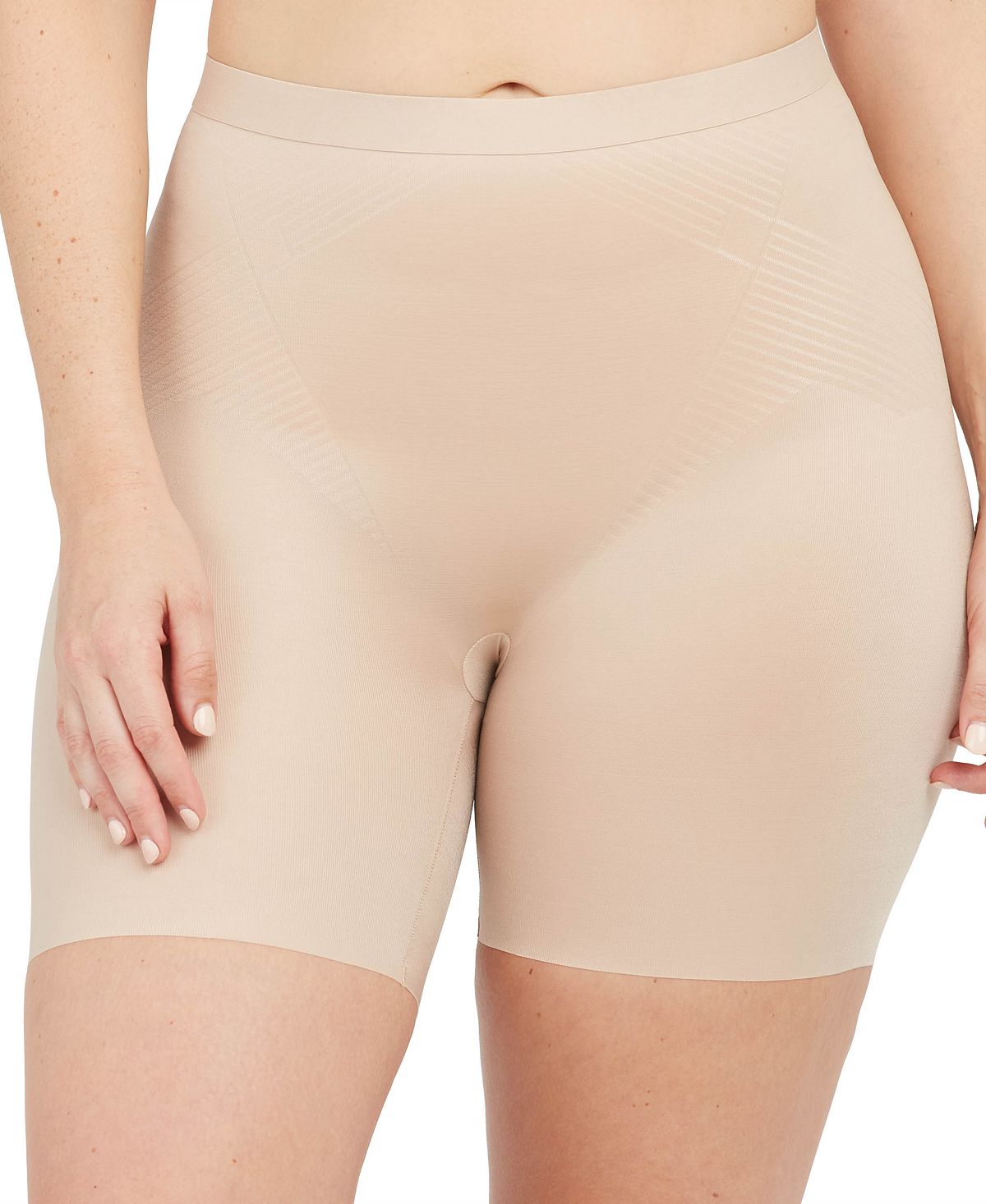 شورت Thinstincts 2.0 بخصر مرتفع وطول الفخذ للنساء من SPANX