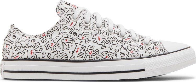 Converse Keith Haring x Chuck Taylor All Star Low Dancing Figures Allover Print Sneakers, White