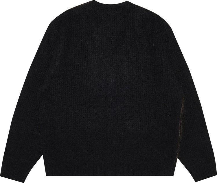 Supreme Brushed Grid Cardigan 'Black', black