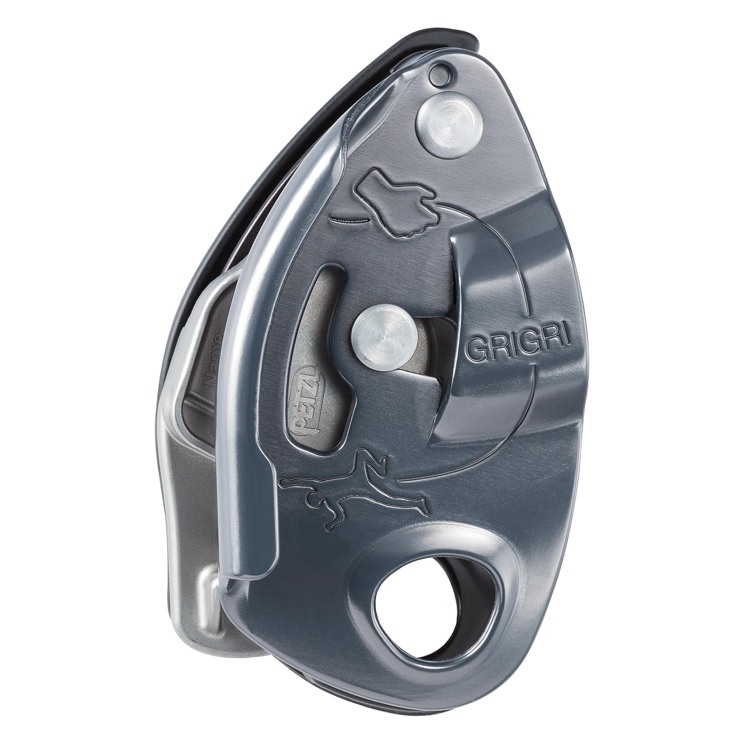 Petzl Grigri belay device with emergency braking system