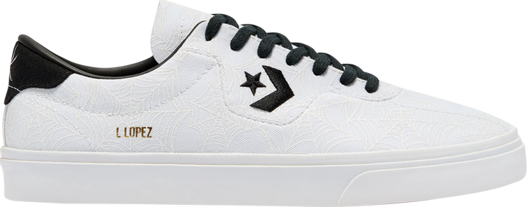 حذاء رياضي Converse Louie Lopez Pro Webs and Spiders - أبيض وأسود