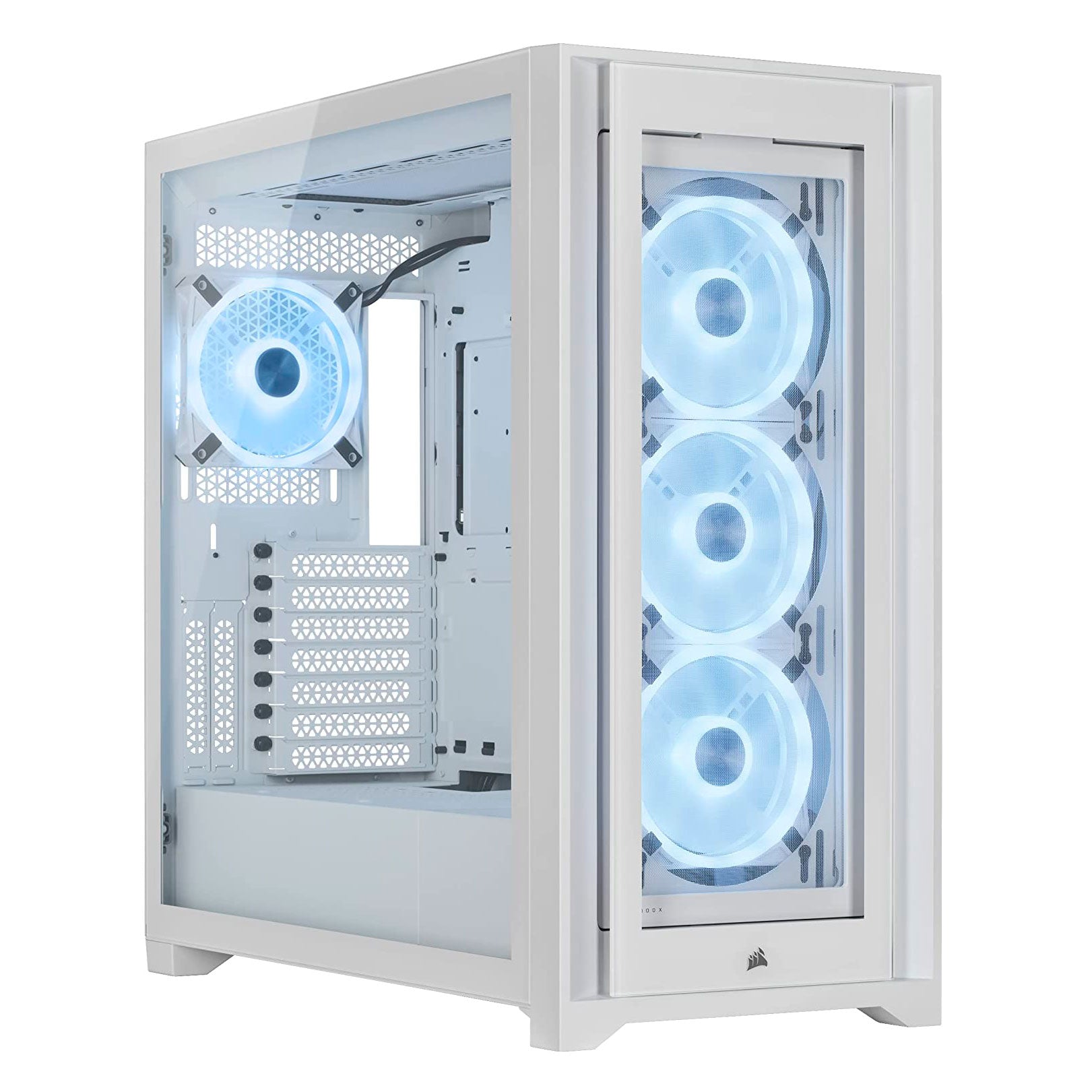 Corsair iCUE 5000X RGB QL Edition, Mid Tower, white, CC-9011233-WW