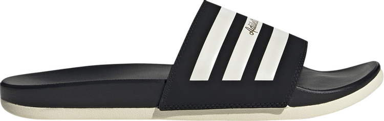 Adidas Adilette Comfort Slide Sandals, Black/White