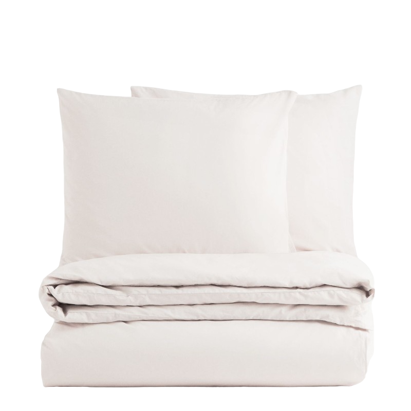 Double bedding set H&M Home Cotton, light beige