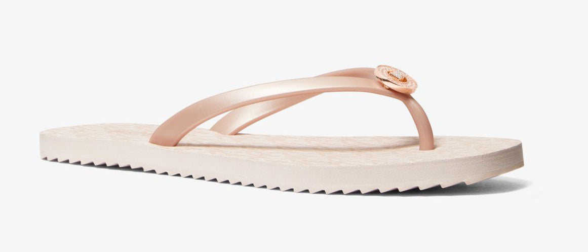 Michael Michael Kors Jinx Logo Slides, Light Pink