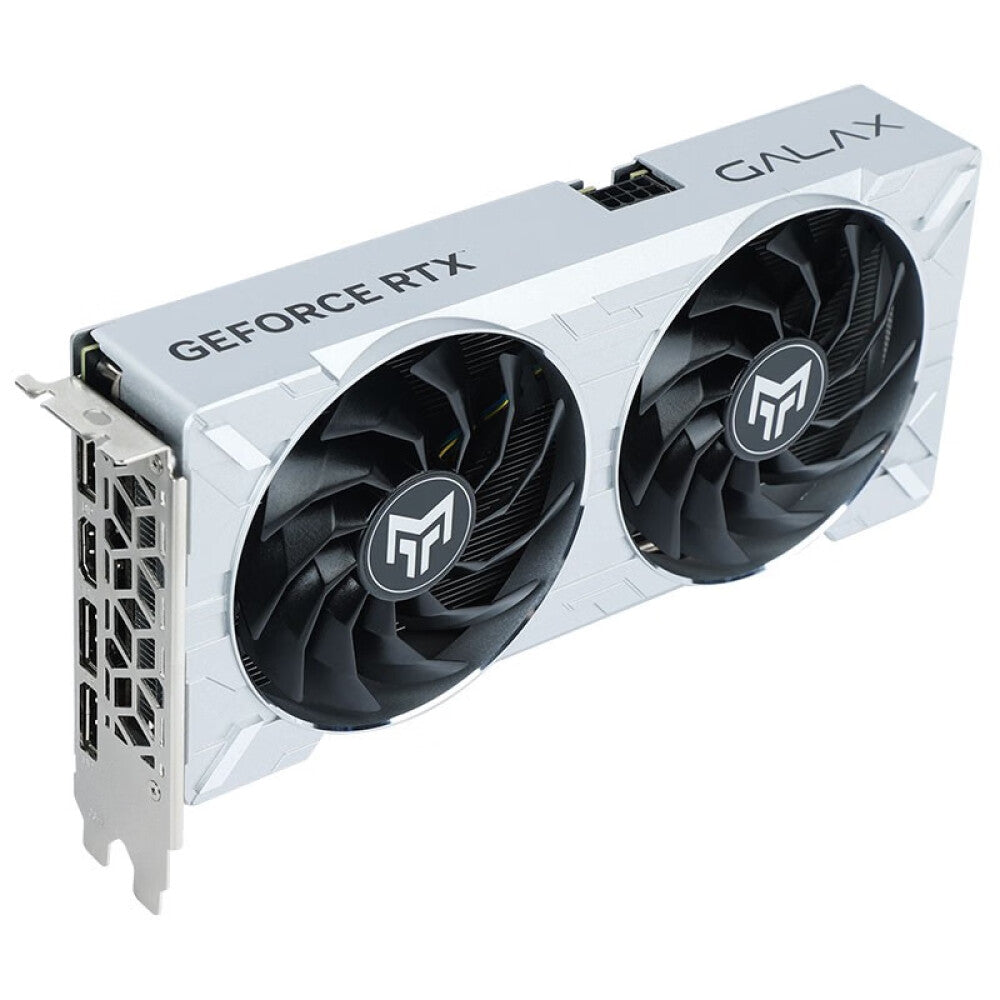 بطاقة فيديو GALAX GeForce RTX 4060 Metal Master OC 8 جيجا، أبيض