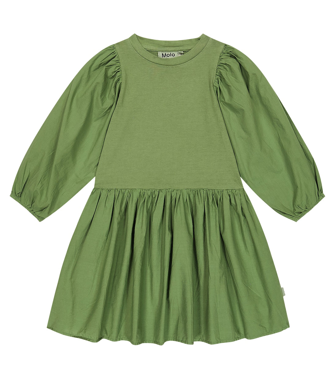 Molo cotton Cosette dress, green