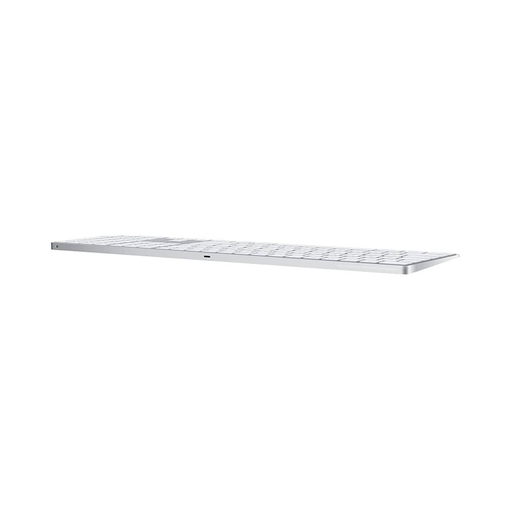 Wireless keyboard Apple Magic Keyboard with numeric keypad, US English, white keys