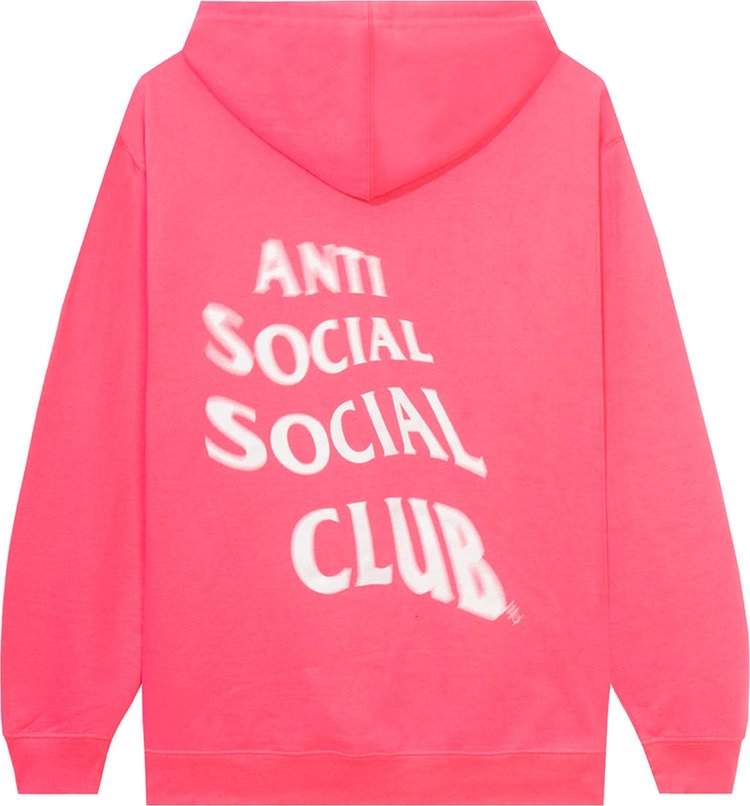 Anti Social Social Club Passing Fad Hoodie 'Pink', pink