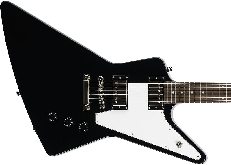 جيتار كهربائي Epiphone Explorer باللون الأسود جيتار كهربائي Epiphone Explorer باللون الأسود