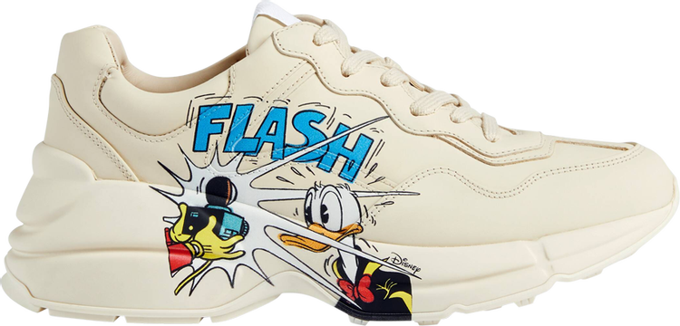 Disney x Gucci Wmns Rhyton Donald Duck sneakers, white