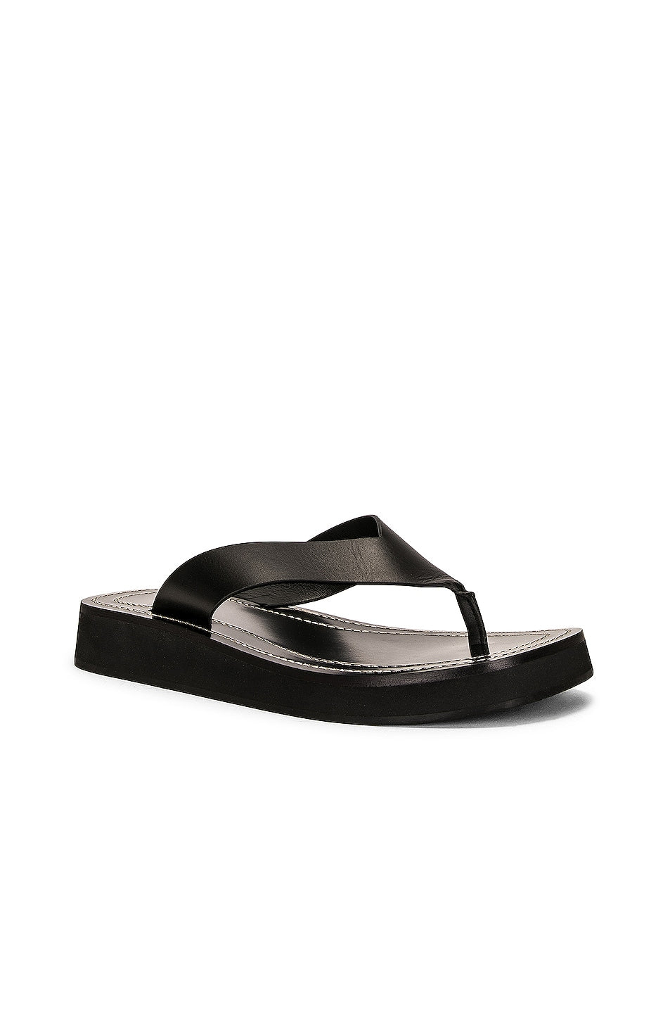 The Row Ginza sandals, black