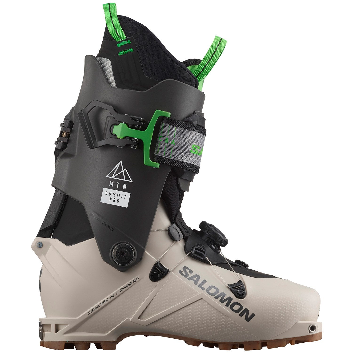 حذاء التزلج Salomon MTN Summit Pro Alpine Touring 2024، باللون الأخضر