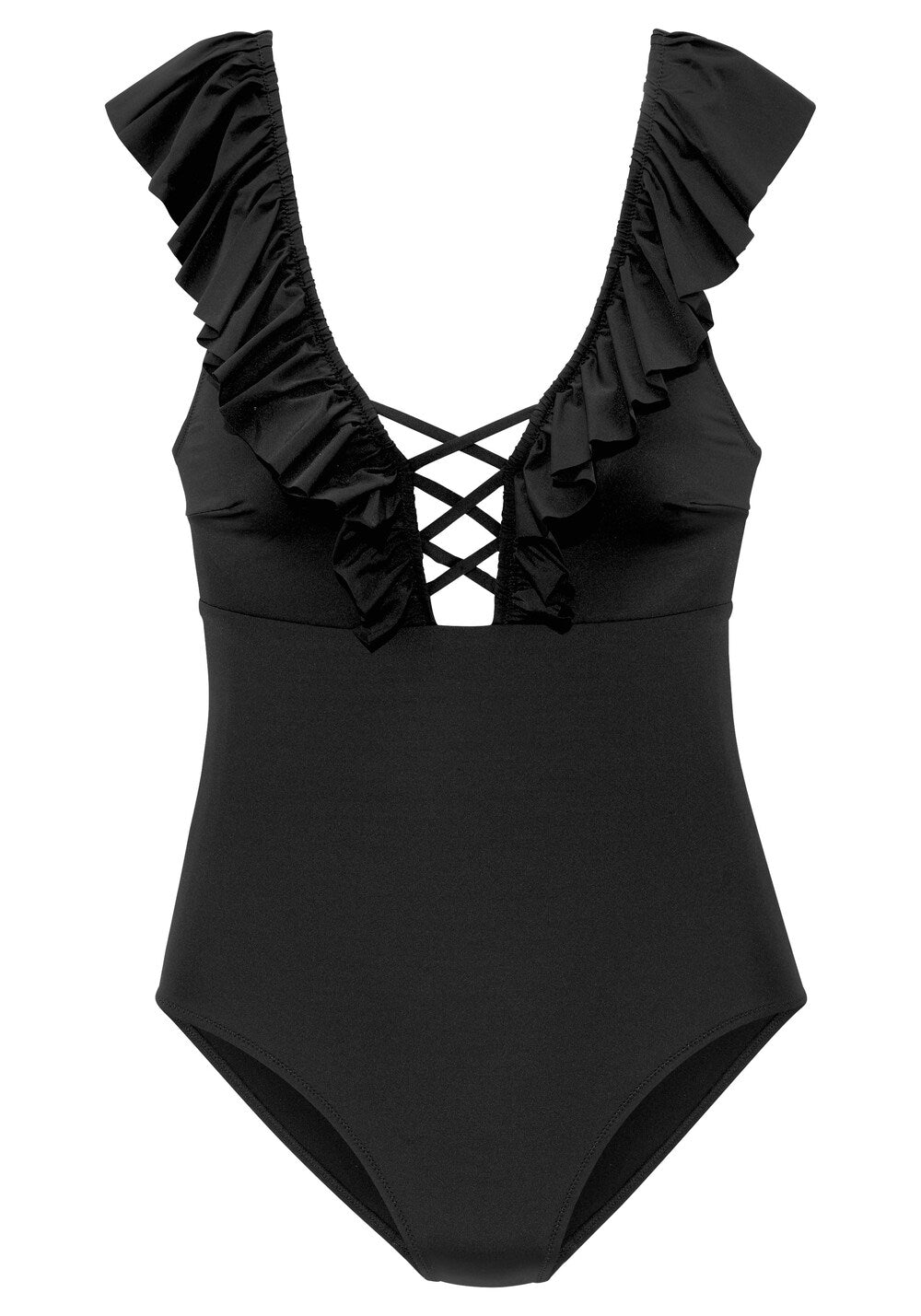 Sliver swimsuit, black