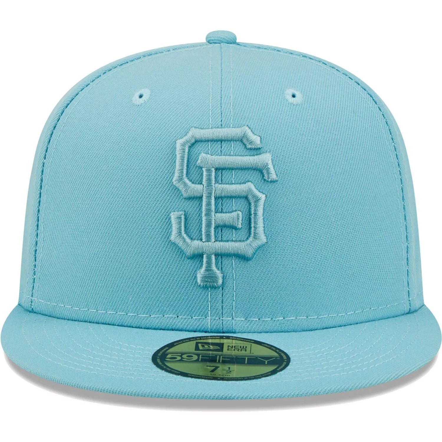 قبعة رجالية ملائمة من New Era باللون الأزرق من San Francisco Giants، عبوة ألوان 59FIFTY