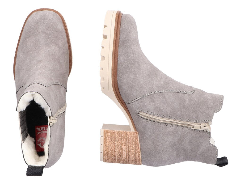 Ankle boots Rieker Y9071, gray