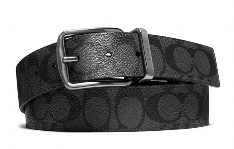 Men's leather belt COACH