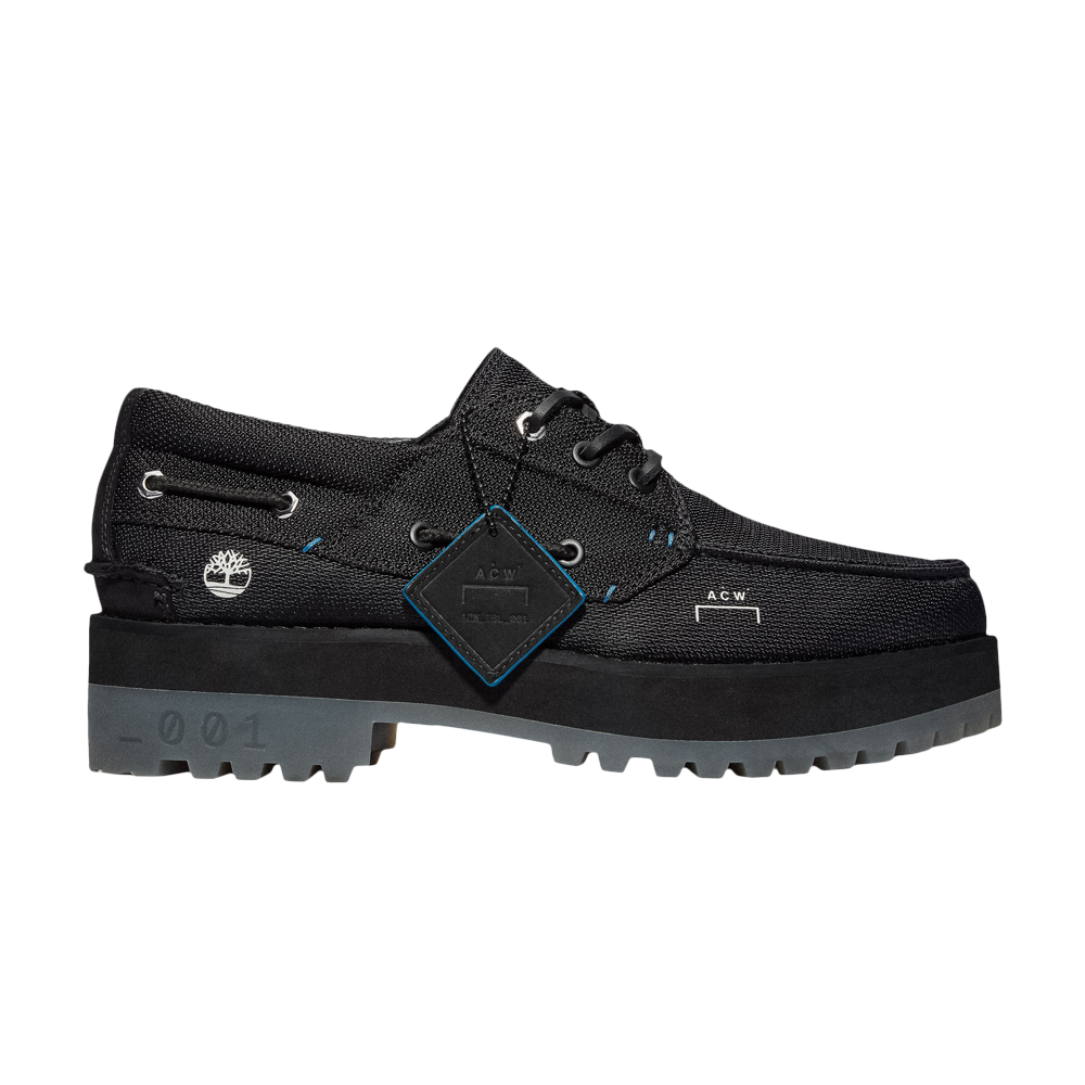 حذاء Timberland A-Cold-Wall* x 3-Eye Lug Boat، أسود