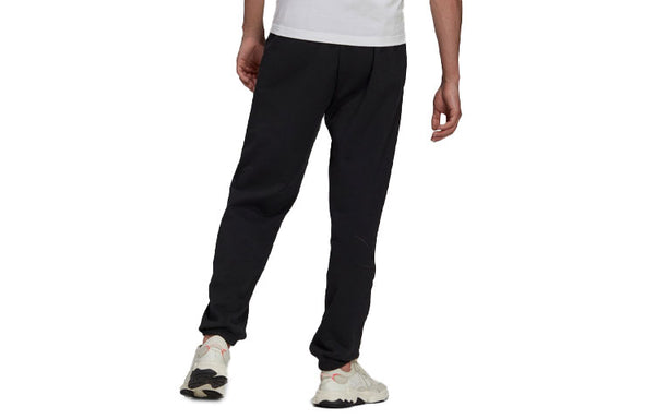 بنطال رياضي للرجال من adidas originals Logo Bundle Foot Sports Pants/سراويل/بنطلونات رياضية باللون الأسود ومتعدد الألوان