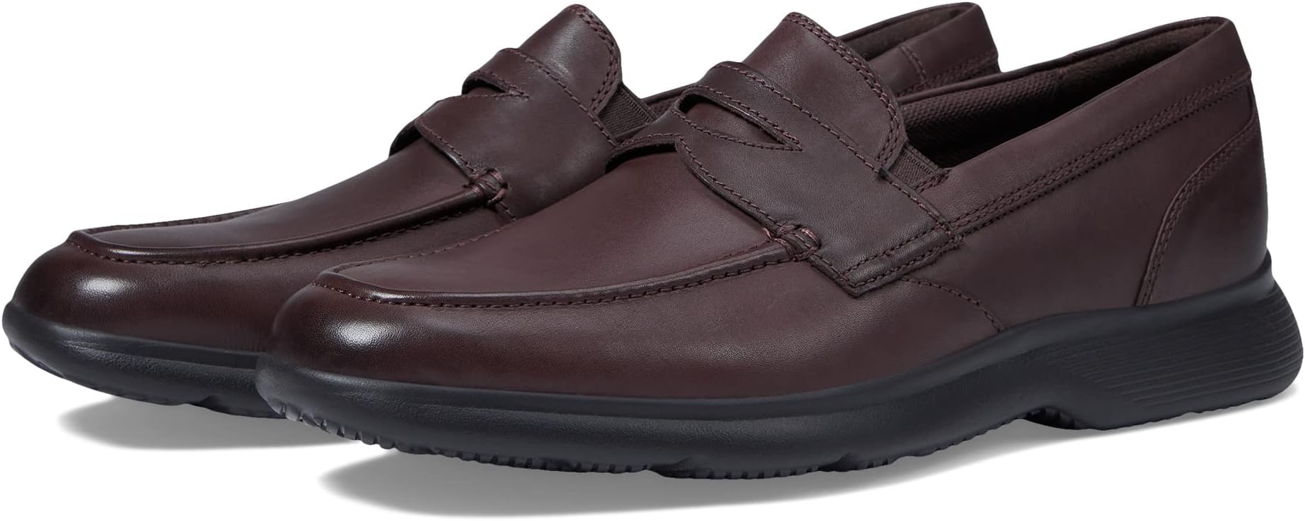 TruFlex DresSports Penny Rockport Loafers, Dark Brown