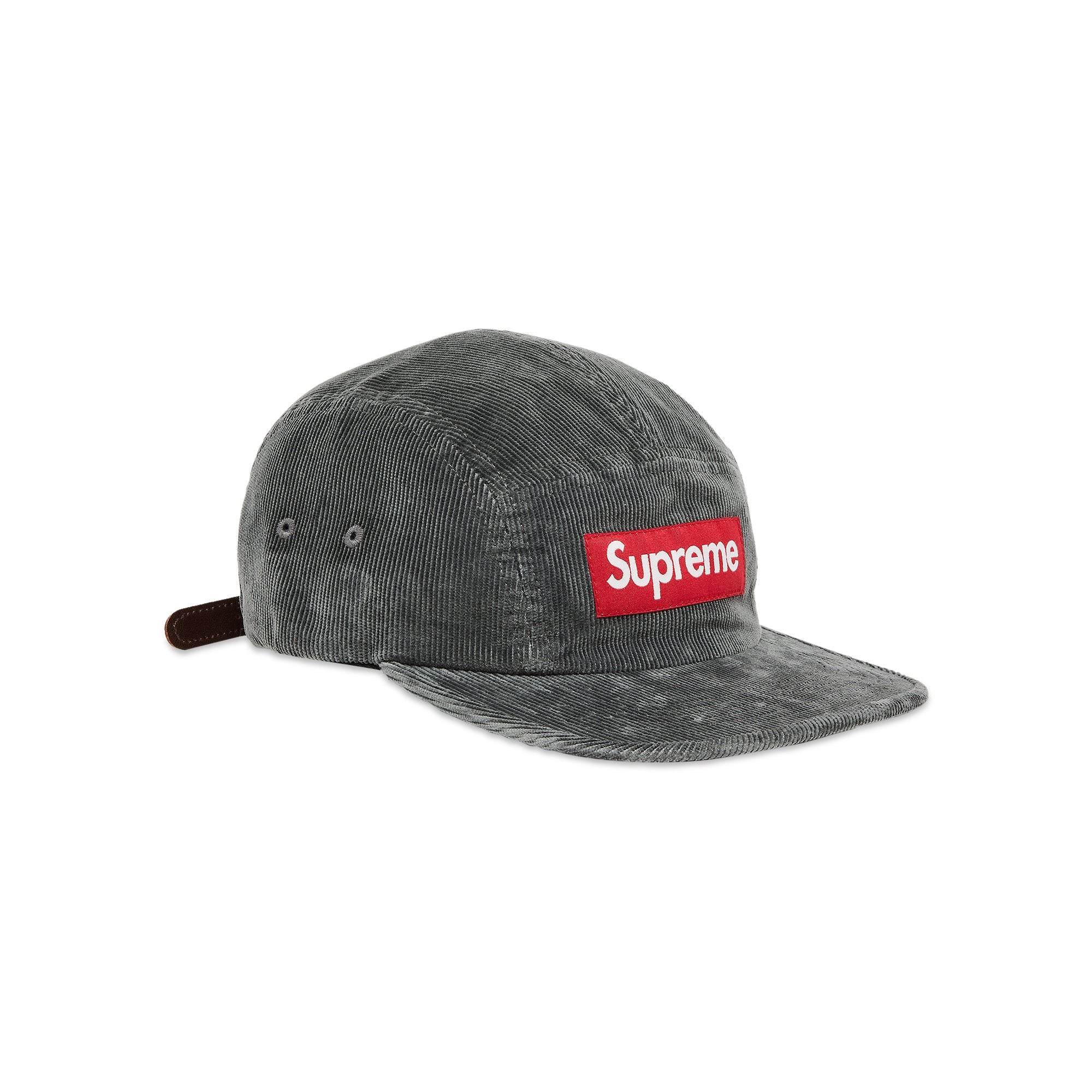 Supreme Corduroy Cap Gray