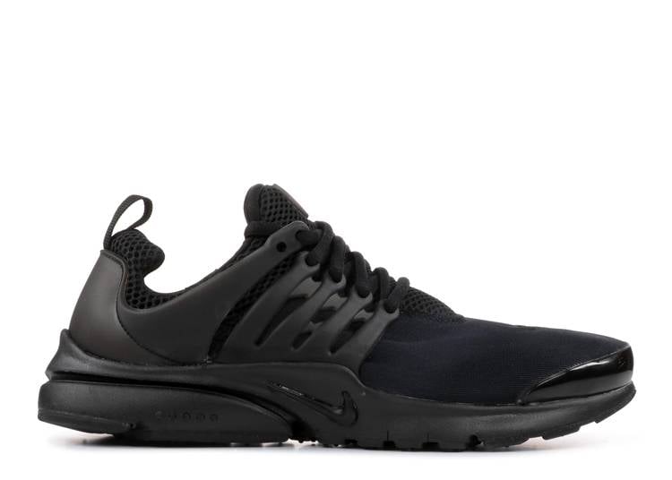 حذاء رياضي Nike AIR PRESTO GS 'TRIPLE BLACK' باللون الأسود