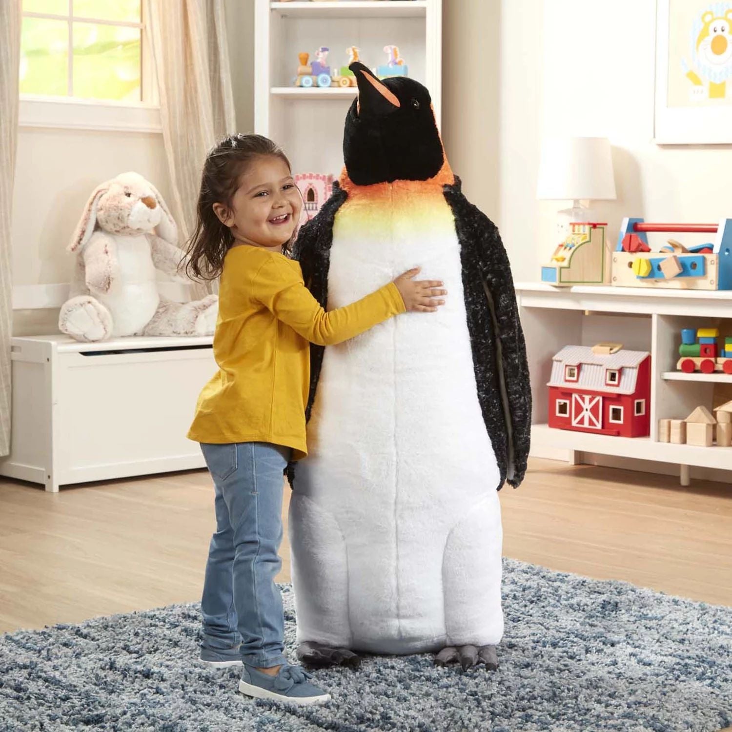 Melissa and Doug: Giant Emperor Penguin Plush similar to realistic Melissa & Doug