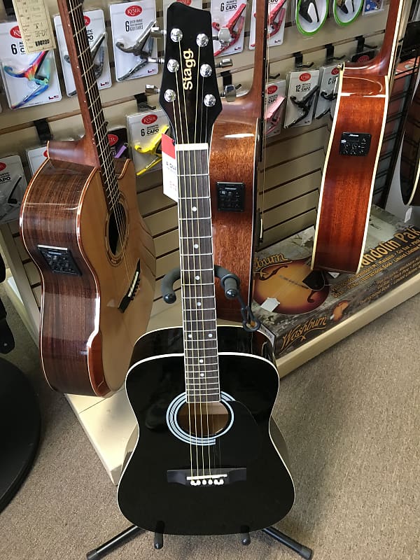 Stagg SA20D Black 3/4 Acoustic Guitar