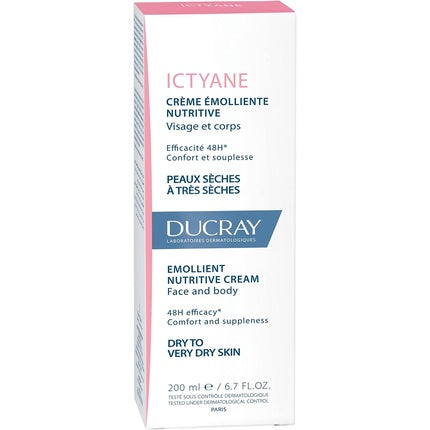 Ictyane Nourishing softening cream 200 ml, Ducray