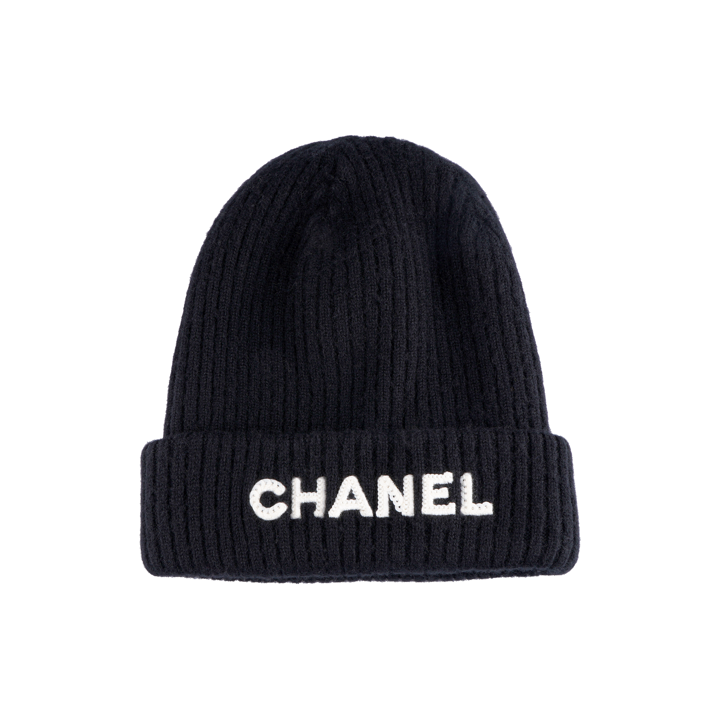 Chanel Women's beanie hat, black