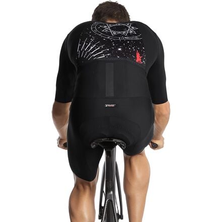 بدلة Lehoudini RS Aero Roadsuit S9 للرجال من Assos، باللون الأسود