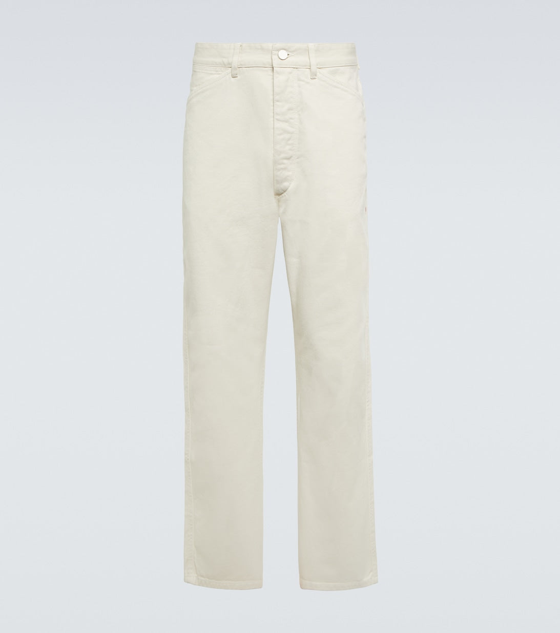 Lemaire Mid Rise Straight Fit Jeans, Neutral