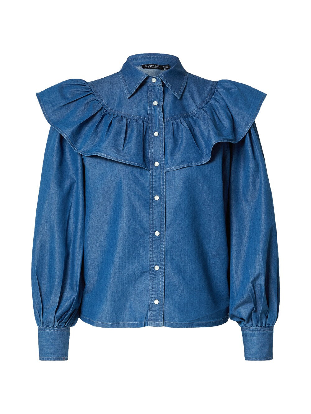 Nasty Gal blouse, blue