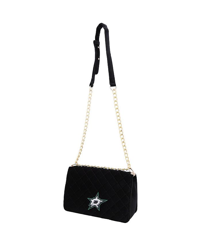 Women's Dallas Stars Cuce Velvet Bag, Black