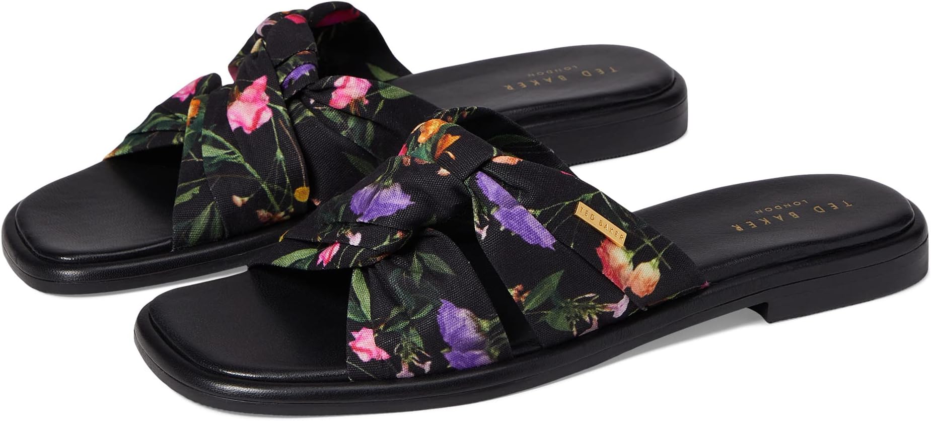 Ashina Ted Baker Flat Sandals, Black