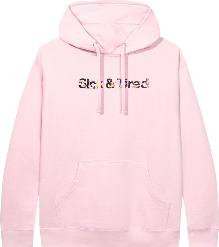 Anti Social Social Club Self Conclusion Hoodie 'Pink', pink