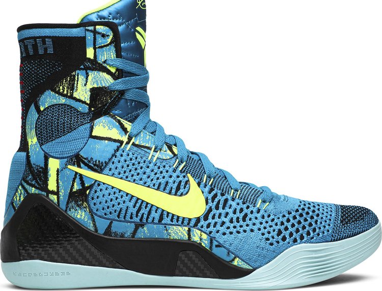 حذاء Nike Kobe 9 Elite 'Perspective' باللون الفيروزي