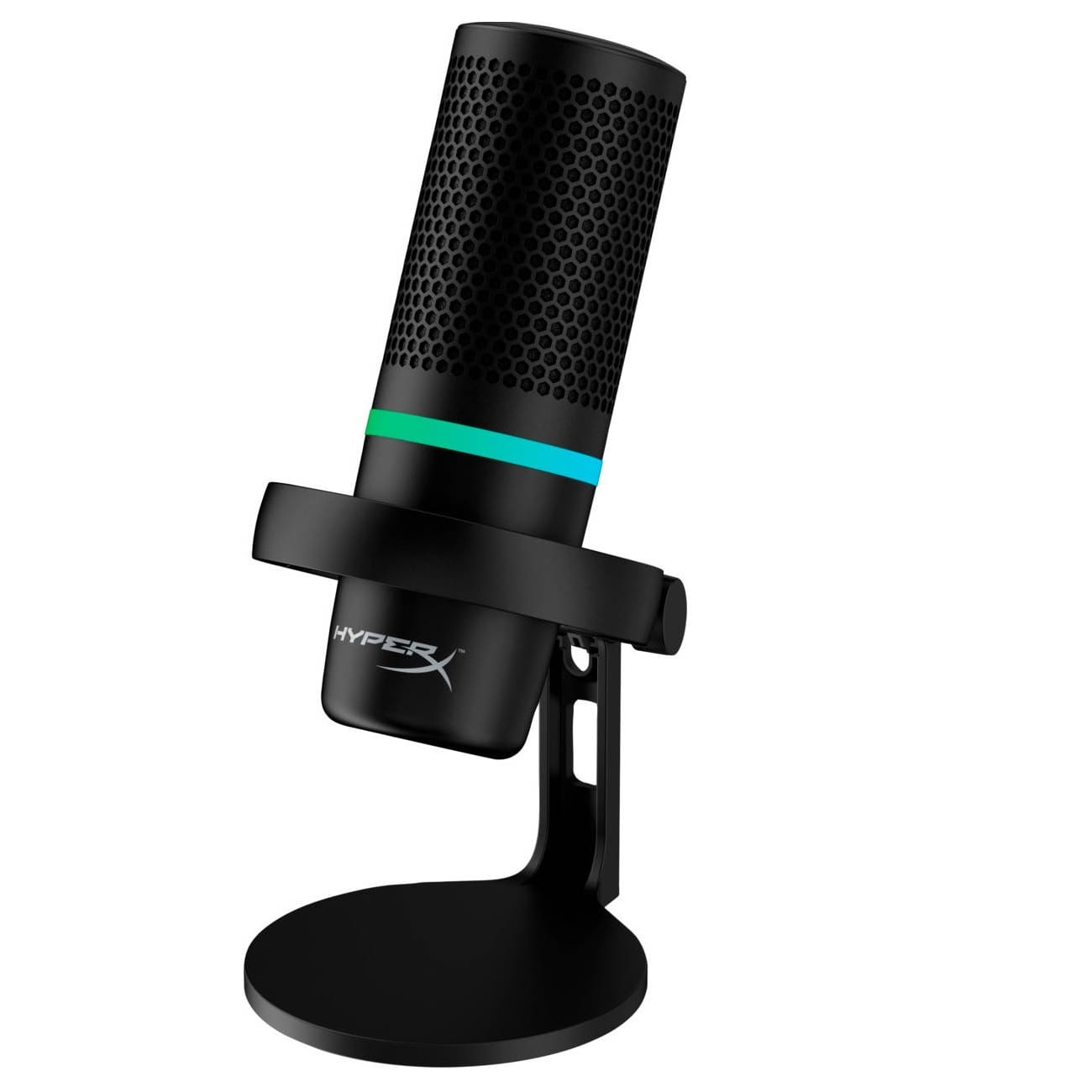 HyperX Duocast RGB USB Microphone, black