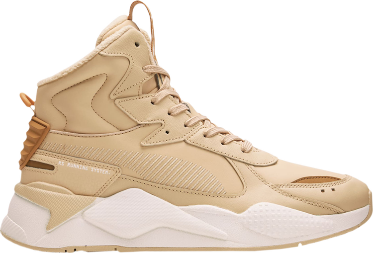 حذاء رياضي Puma RS-X Mid Leather Light Sand، بني