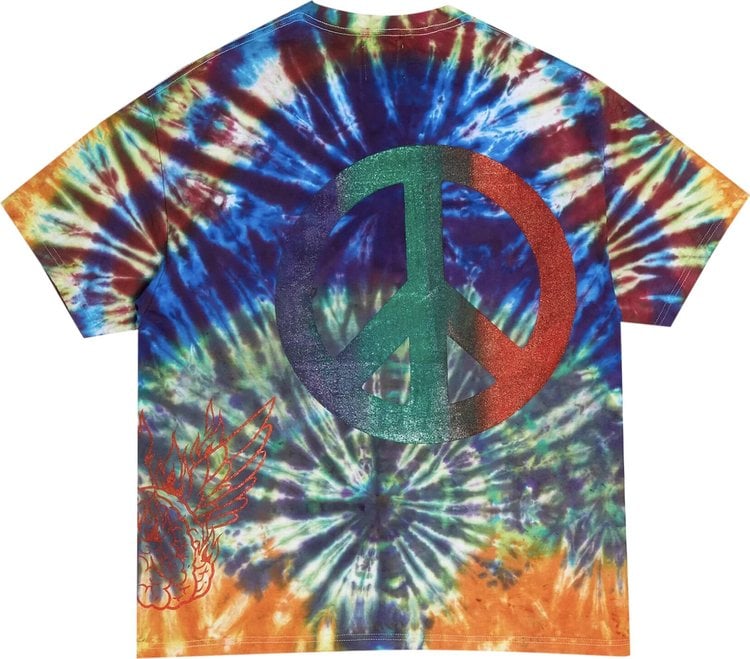 تي شيرت من مجموعة Gallery Dept. Freak Show Tie Dye Tee "متعدد الألوان"، متعدد الألوان