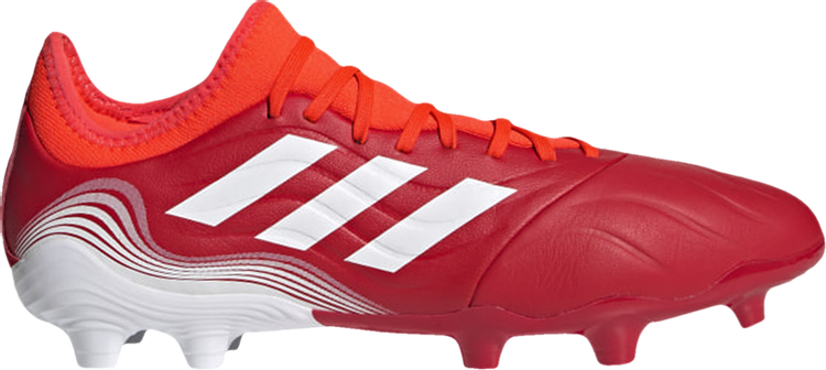 حذاء Adidas Copa Sense.3 FG 'Solar Red' باللون الأحمر