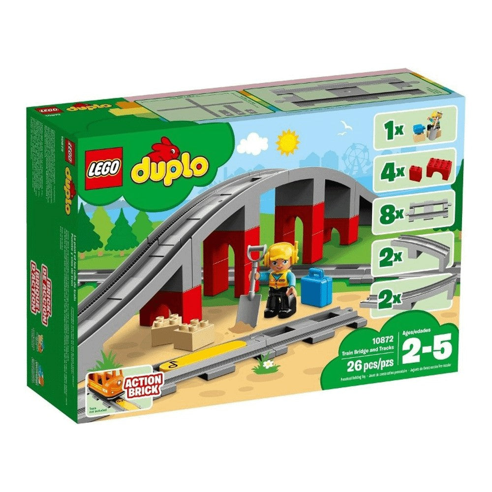 Lego Duplo Train Bridge And Tracks 10872, 26 pieces