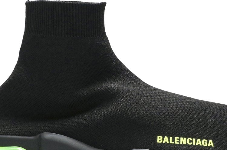 حذاء Balenciaga Speed ​​Trainer Clear Sole - أسود وأصفر وزهري