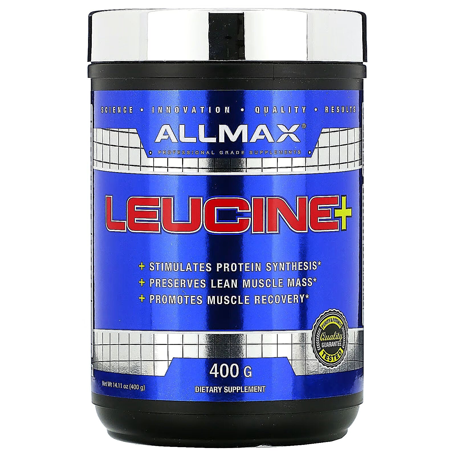 Leucine Allmax, 5000 mg, 400 g