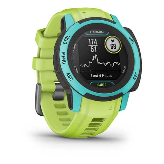 Smartwatch Garmin Instinct 2S Surf Waikiki, blue/lime