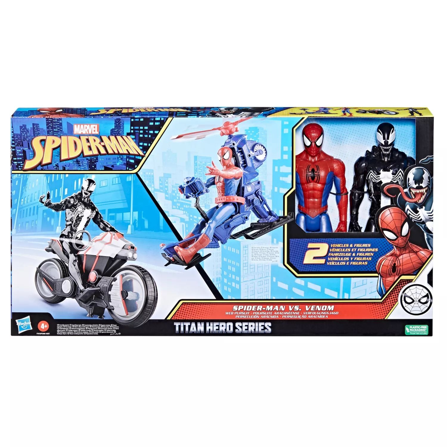 Hasbro Marvel Spider-Man Figures and Vehicles Set of 2 Hasbro