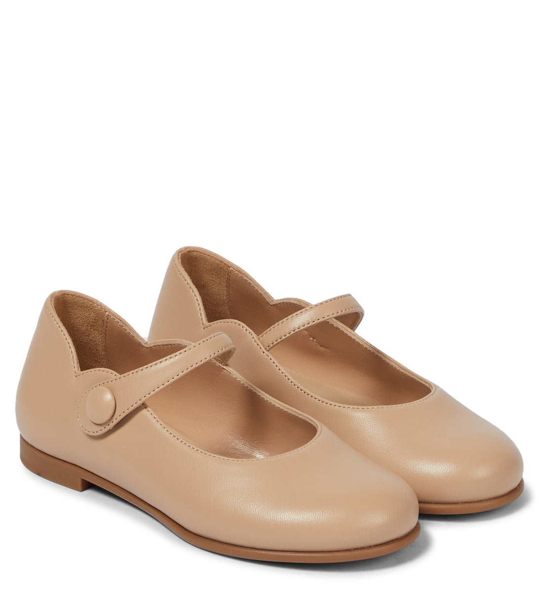 Melodie Christian Louboutin leather ballerinas, beige