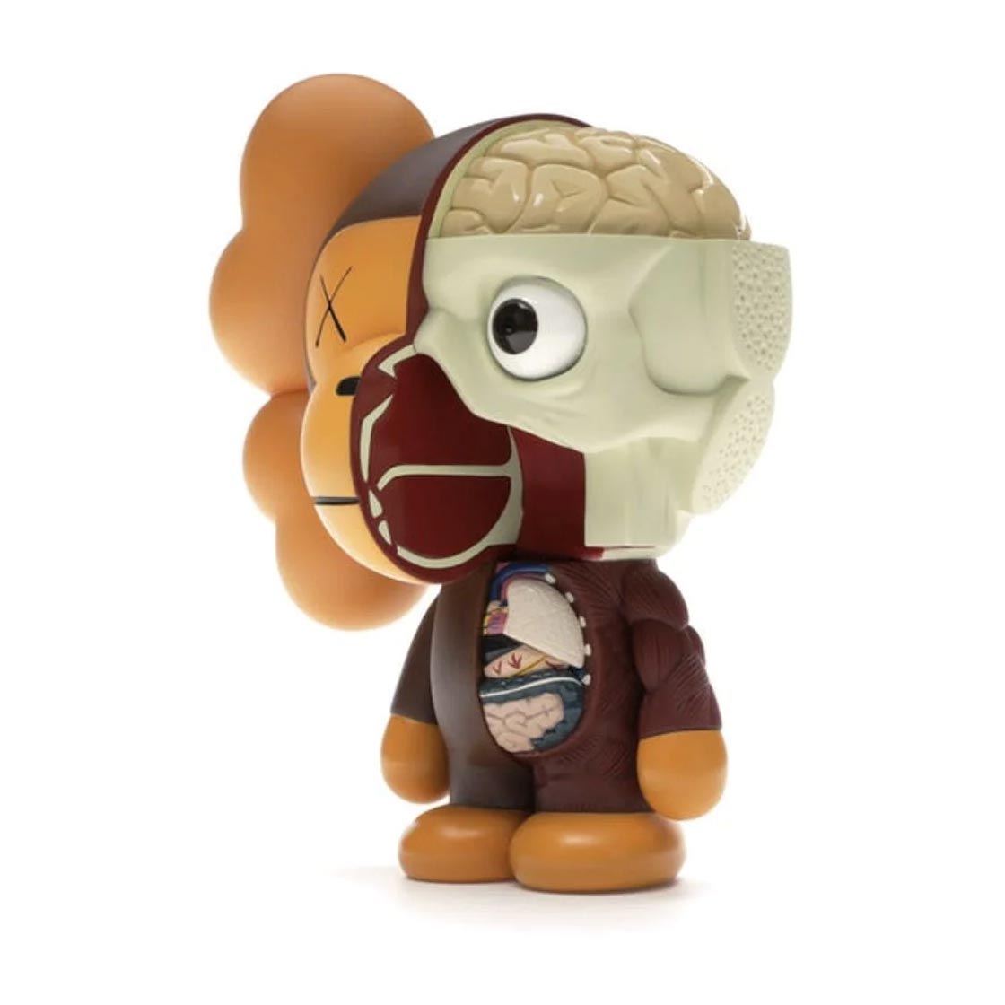 Kaws Bape Dissected Baby Milo Vinyl Figure, Brown